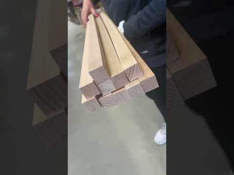 Gedotec Holzleiste BASIC aus Buchenholz astfrei, 950 mm unbehandelt, 20 x 60 x 950 mm