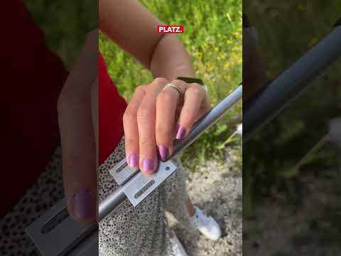 Soporte para perchas Häfele H5101 para atornillar en la balda superior Longitud 225 mm Aluminio RAL 9006