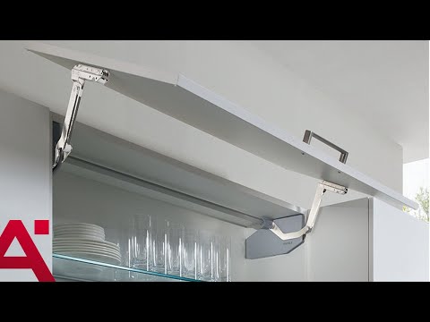 Okucie uchylno-obrotowe Häfele FREE SWING do korpusów o wysokości 670-800 mm, 2,9-6,5 kg - S3sw - antracytowy