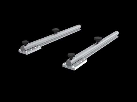 Gedotec Tischverlängerung TIVER aus Aluminium, Tragkraft 60 kg