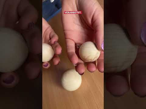 Gedotec Holzkugel aus Buchenholz ungebohrt, Ø 30 mm