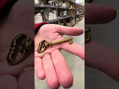 Clé de meuble Gedotec MOZART en métal, longueur de tige 35 mm